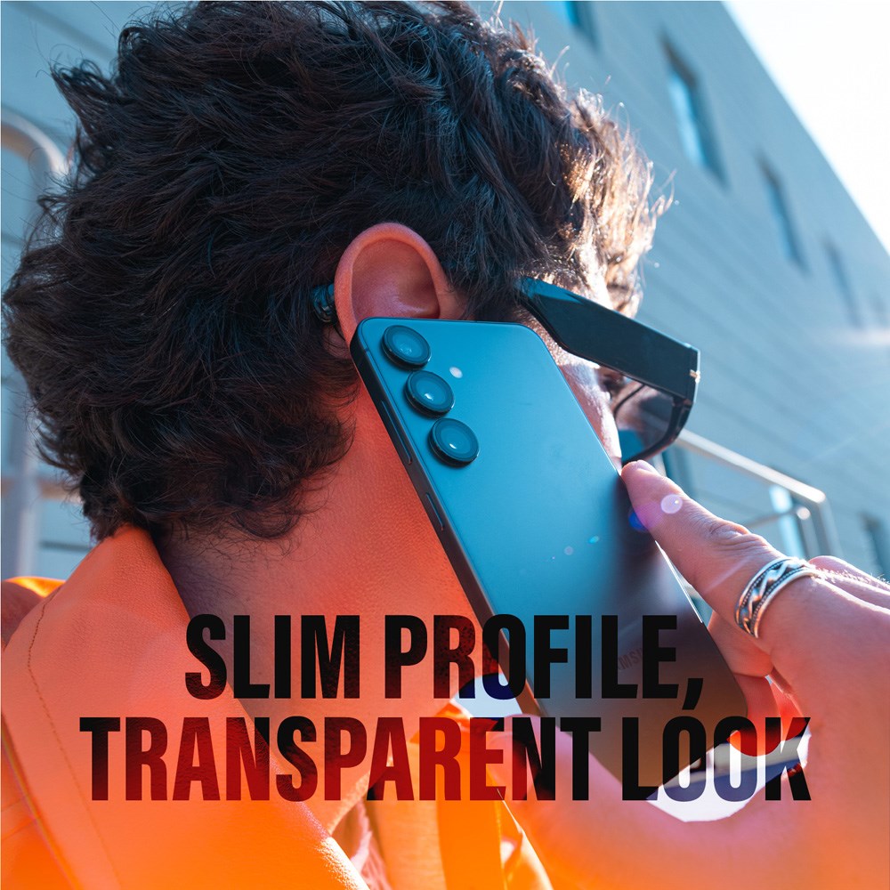 Samsung Galaxy S25+ (Plus) PanzerGlass Hoops - Kamerabeskyttelse - Gjennomsiktig