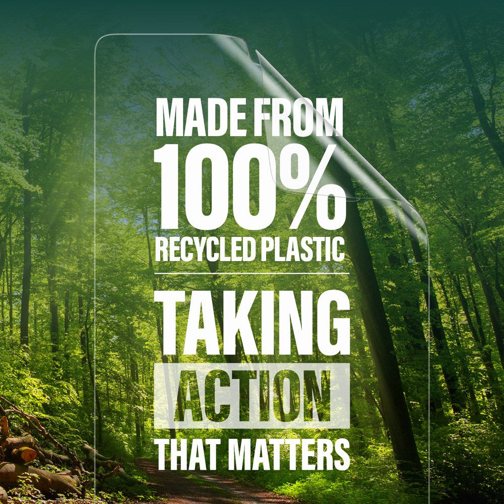 Samsung Galaxy S25 Ultra PanzerGlass Eco Matrix Skjermbeskytter Ultra Wide Fit - Aligner Kit - Platinum Strength - Gjennomsiktig