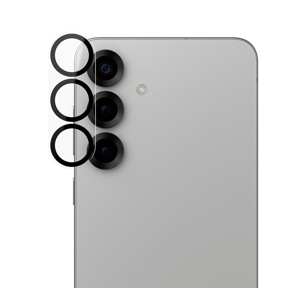 Samsung Galaxy S25+ (Plus) PanzerGlass PicturePerfect - Kamerabeskyttelse - Platinum Strength - Gjennomsiktig / Svart