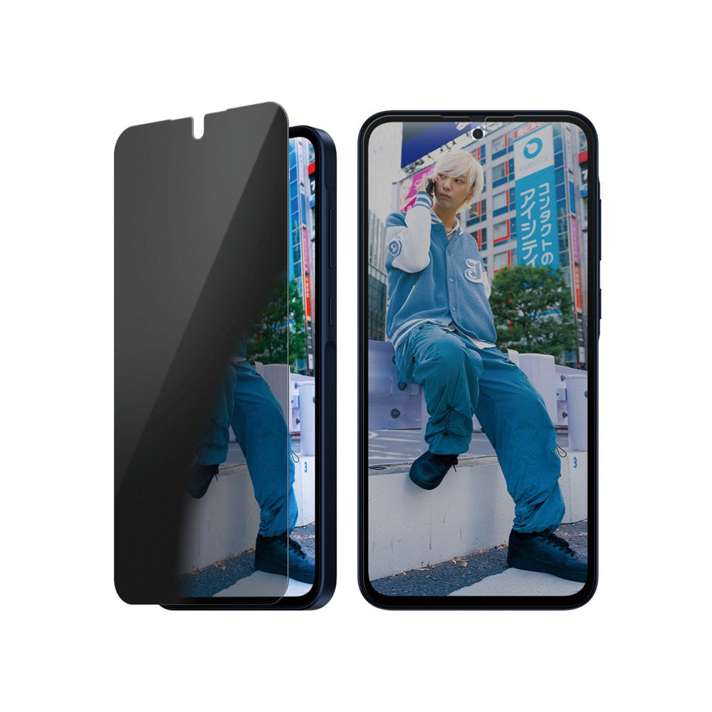 Samsung Galaxy A36 (5G) PanzerGlass Ultra Wide Fit Privacy Skjermbeskyttelse m. EasyAligner - Gjennomsiktig