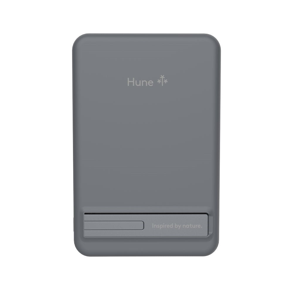 Hune Halcon 5000mAh Powerbank med Trådløs Lading – MagSafe Kompatibel – Grå