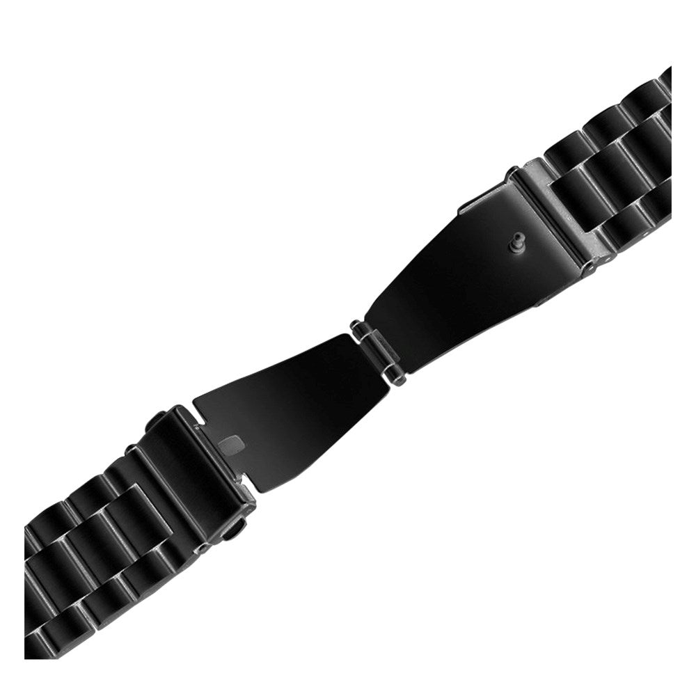 Samsung Galaxy Watch (4/4 Classic/5/5 Pro/6/6 Classic/7) PURO Rustfritt Stål Rem - Svart