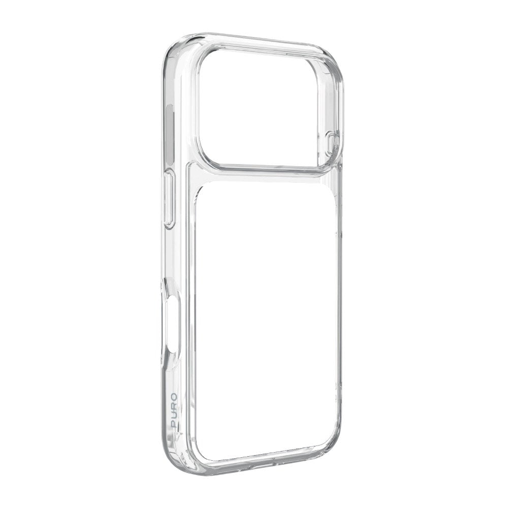 iPhone 18 Pro PURO PLATE MAG Deksel - MagSafe Kompatibel - Gjennomsiktig / Hvit