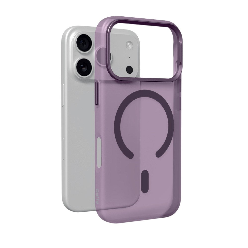 iPhone 18 Pro PURO LIGHTFEEL Deksel - MagSafe Kompatibel - Bordeaux