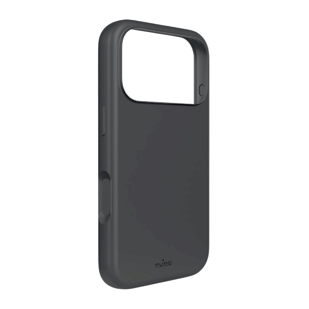 iPhone 18 Pro PURO ICON MAG Silikon Deksel - MagSafe Kompatibel - Svart