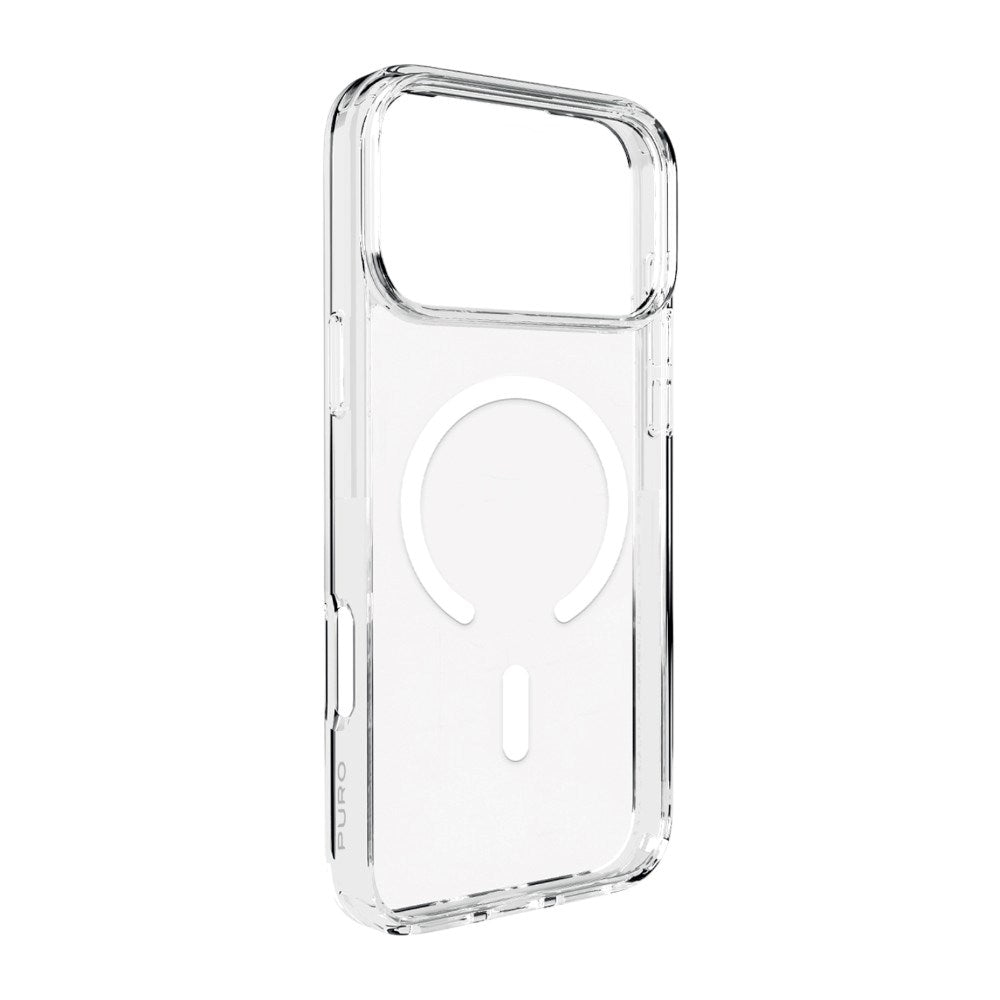 iPhone 18 Pro PURO LITE MAG Hybrid Deksel - MagSafe Kompatibel - Gjennomsiktig / Hvit