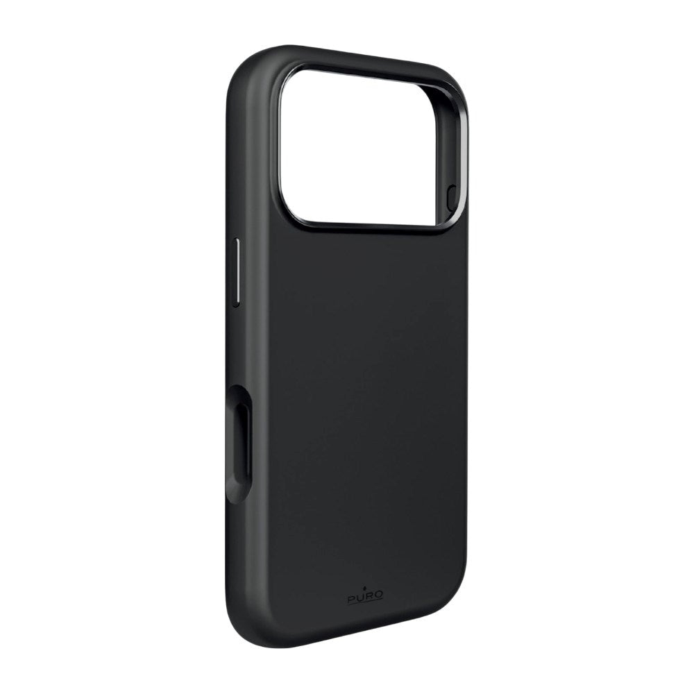 iPhone 18 Pro Max PURO ICON MAG PRO Silikon Deksel - MagSafe Kompatibel - Svart