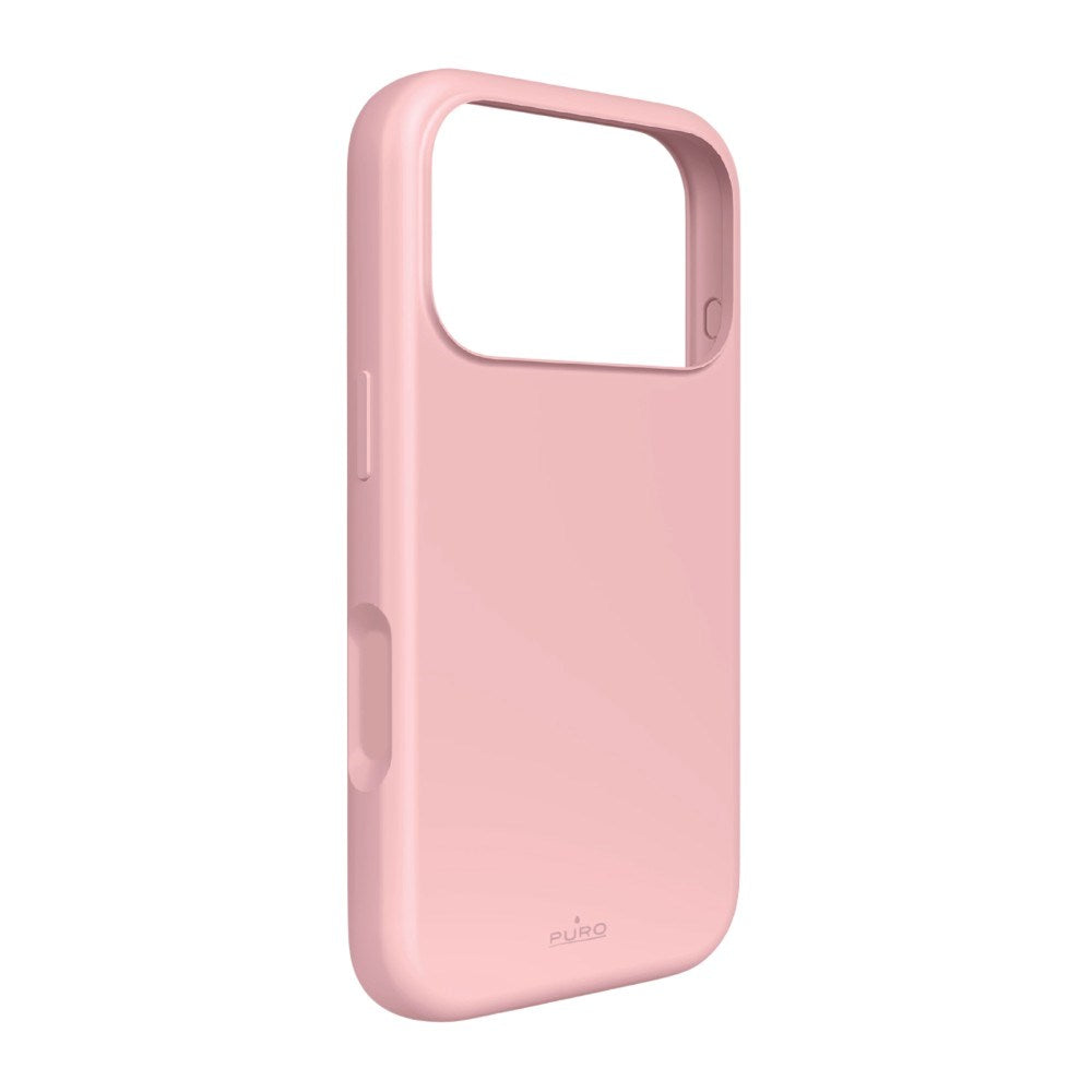 iPhone 18 Pro Max PURO ICON MAG Silikon Deksel - MagSafe Kompatibel - Rosa