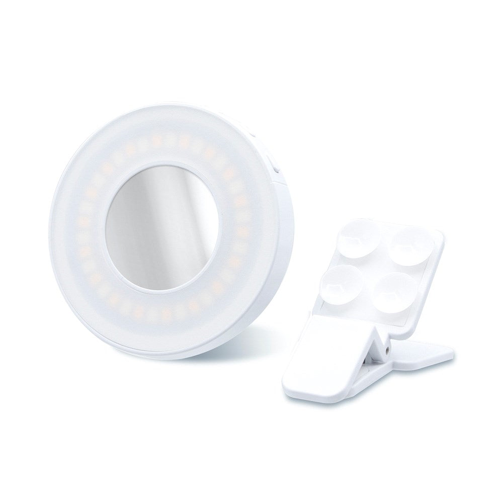 Puro MagSafe Selfie Lys - Hvit