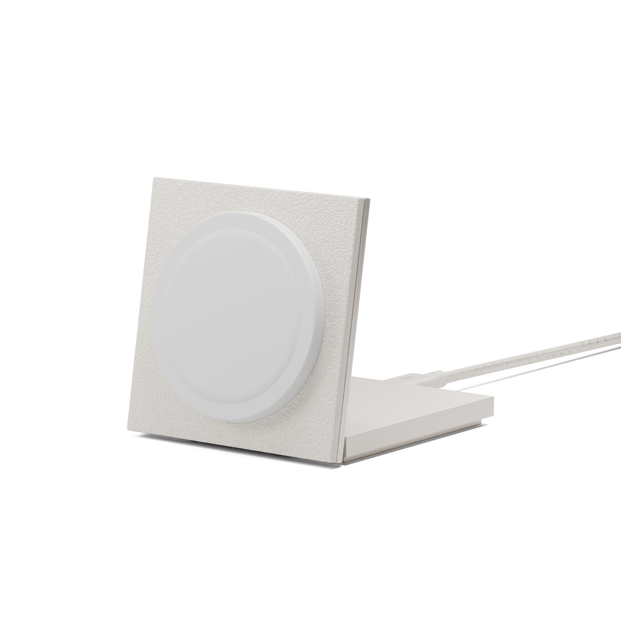 Native Union Rise Solo Qi2 Magnetisk Trådløs Lader - Beige