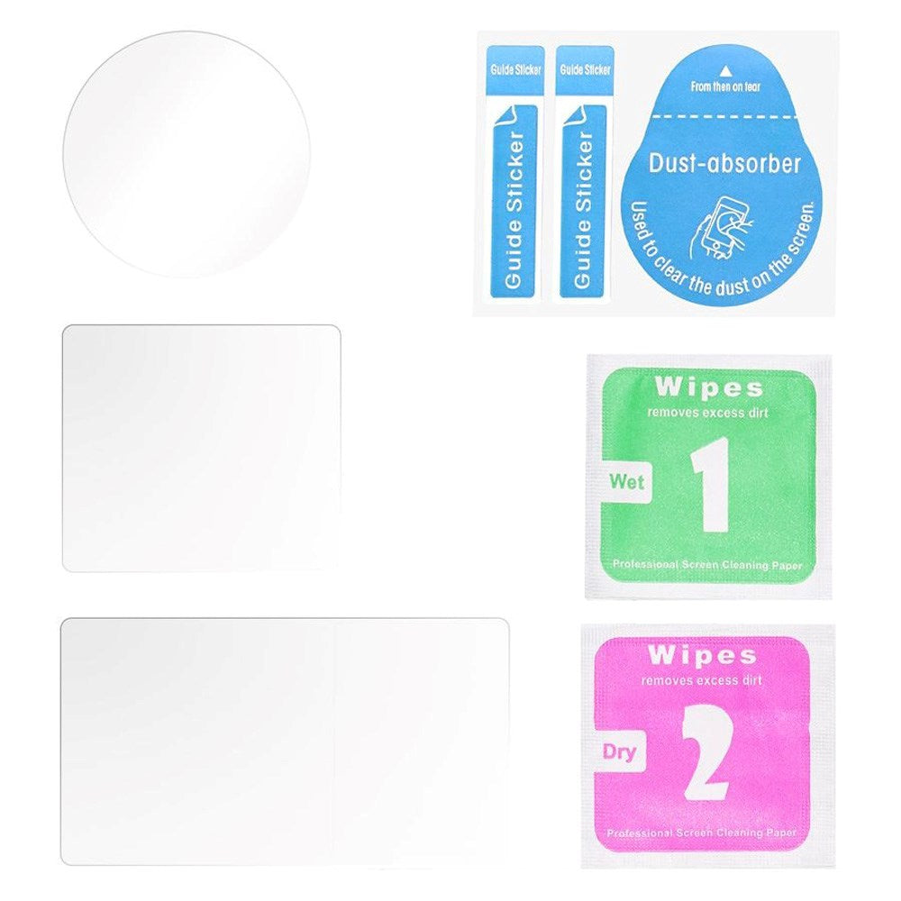 TELESIN DJI Osmo Action 3 / 4 Skjermbeskytter i Herdet Glass - Gjennomsiktig