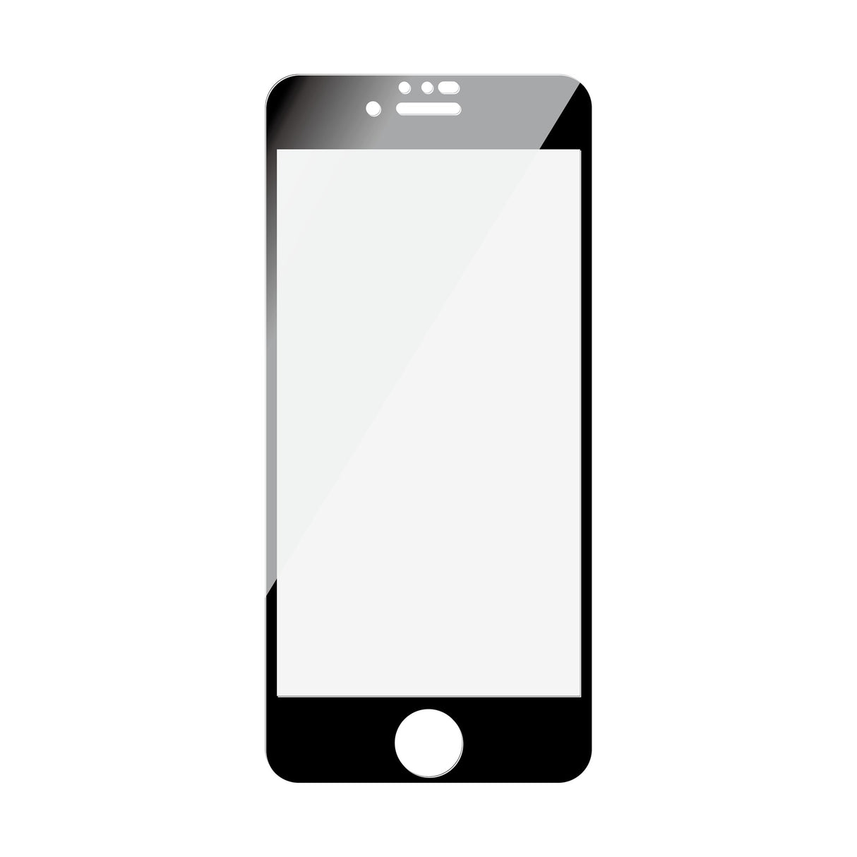 SAFE by PanzerGlass Edge-to-Edge Fit Skjermbeskyttelse - iPhone 8/7/6/6s/SE (2020/2022) - Gjennomsiktig/Svart Kant