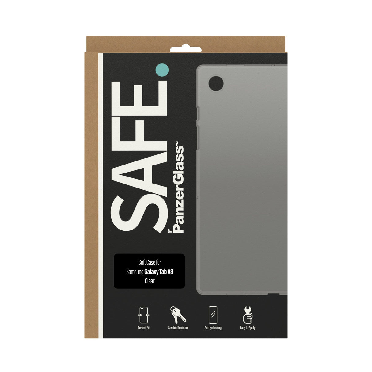 Samsung Galaxy Tab A8 10.5" (2021) Safe By PanzerGlass® TPU Deksel - Gjennomsiktig