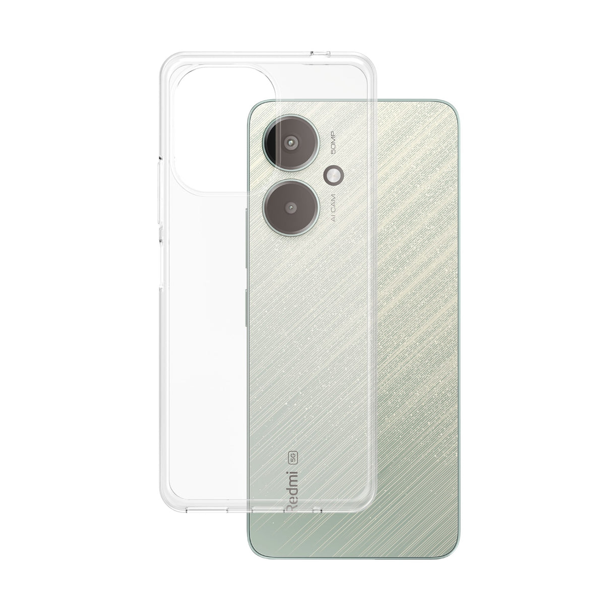 Xiaomi Redmi 13C (4G / 5G) Safe By PanzerGlass® Fleksibelt Plast Deksel - Gjennomsiktig