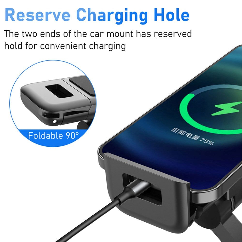 Universal Holder For Nakkestøtte - Mobil & Nettbrett - Svart