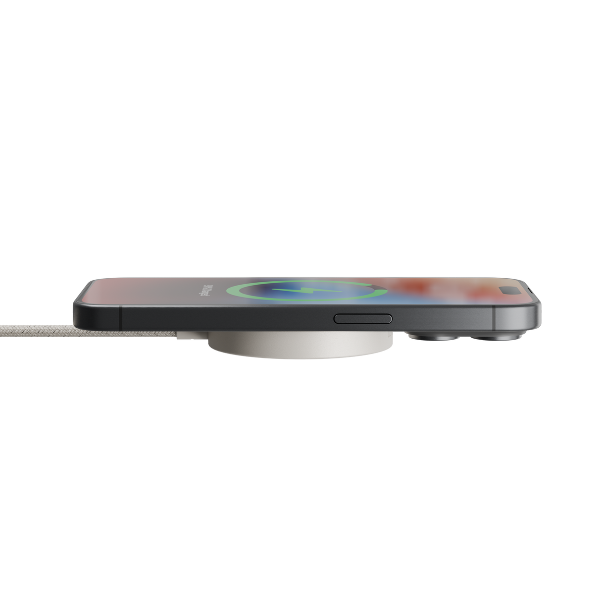 Native Union Snapstand Qi2 Magnetisk Trådløs Lader m. Ståfunksjon - Beige