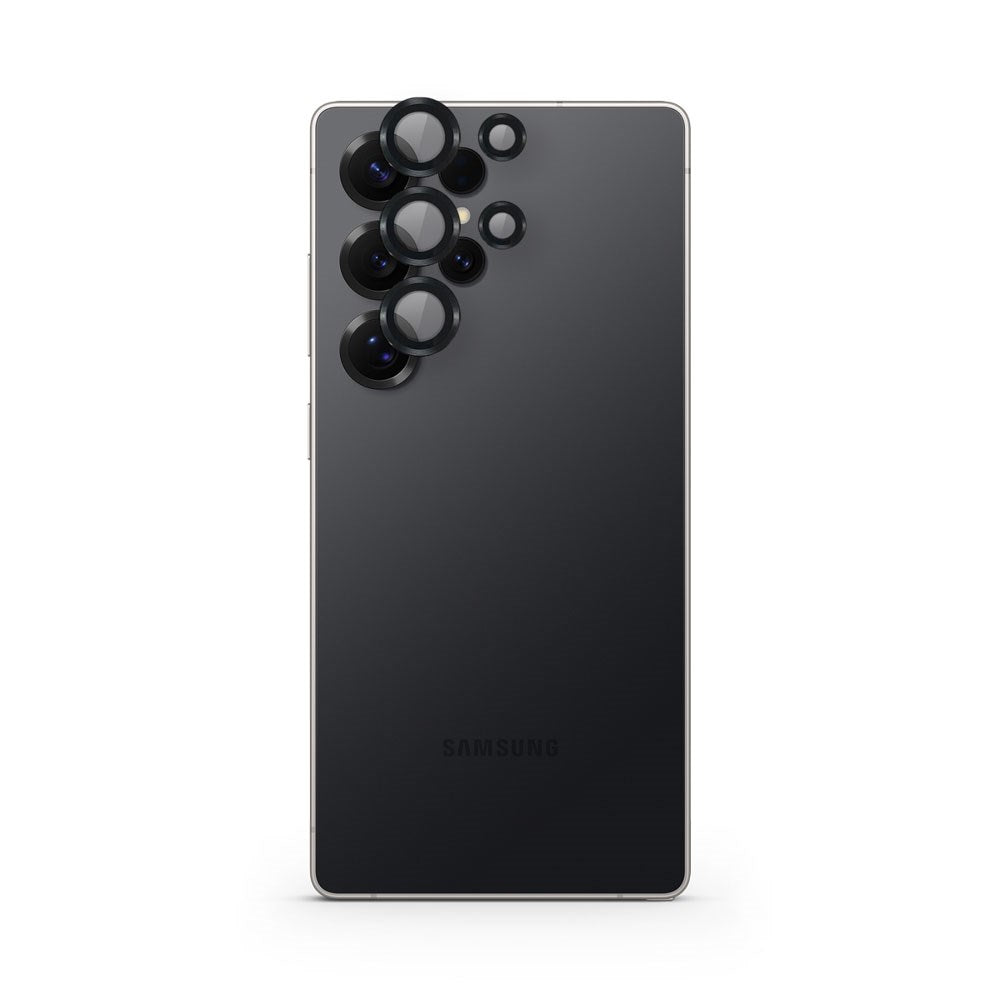 Samsung Galaxy S26 Ultra Spello Aluminium Kameralinsebeskyttelse - Svart