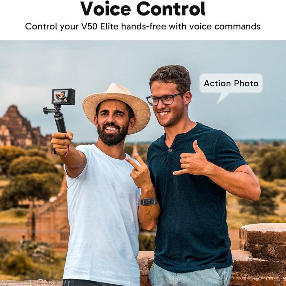 AKASO V50 Elite 4K UHD 60FPS Action Kamera - Svart
