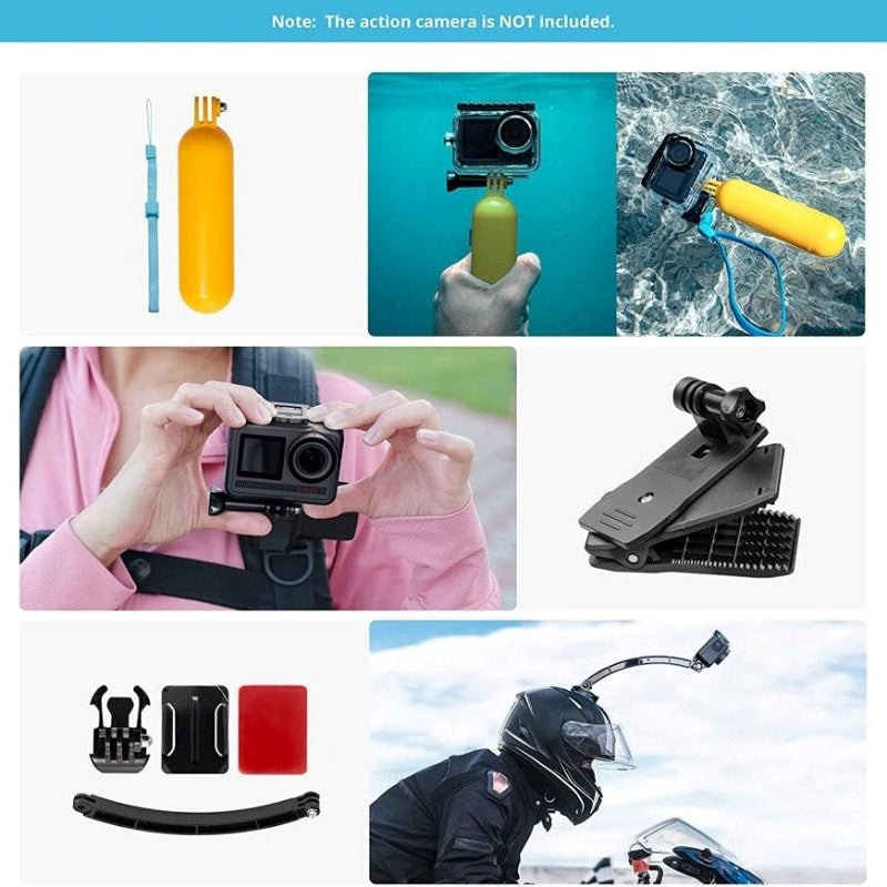 AKASO 14 Deler Actionkamera Tilbehør