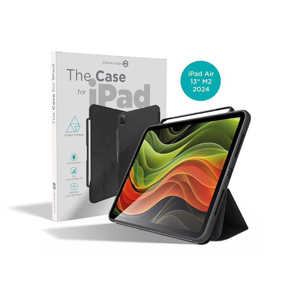 Mobile Origin The Case - iPad Air 13" M2 (2025 / 2024) - Svart