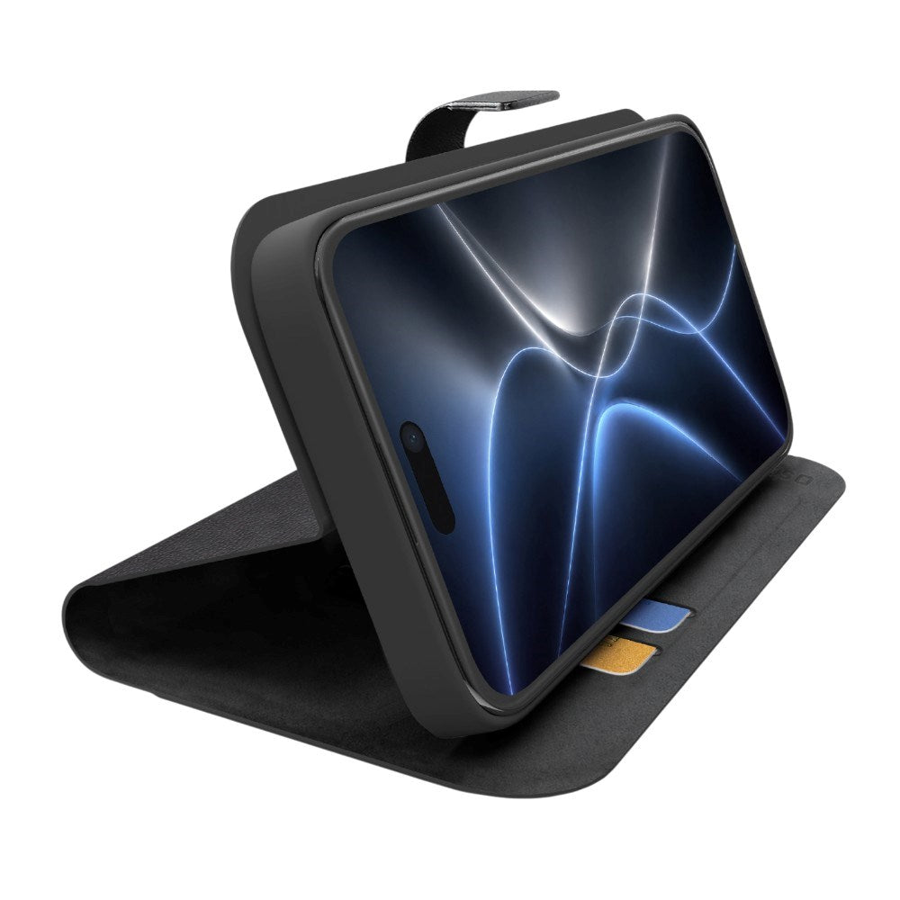 iPhone 18 Pro SBS Wallet Smart Flip Deksel - Svart