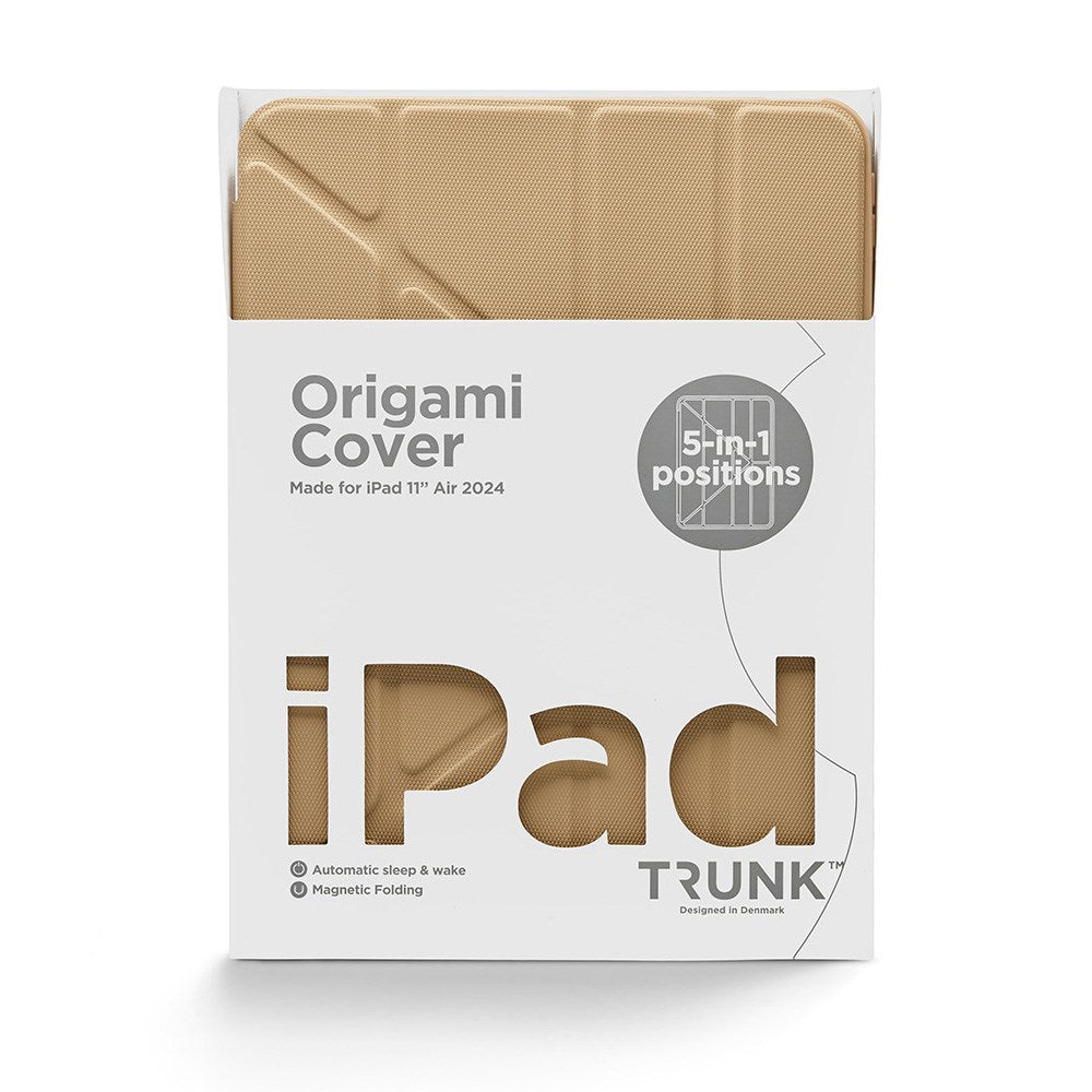 Trunk iPad Air 11" (2025 / 2024) Origami Flip Deksel - Mocha