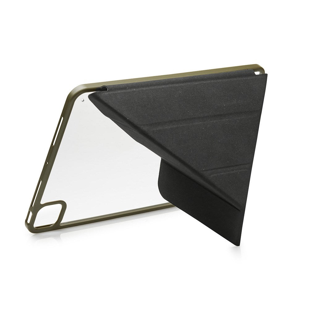 Trunk iPad Pro 11" (2025 / 2024) Origami Flip Deksel - Dark Olive