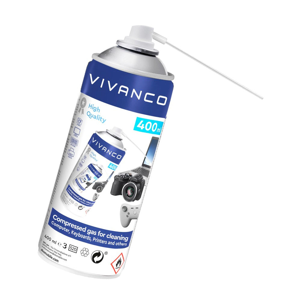 Vivanco Trykkluftspray for Rengjøring - 400 ml.