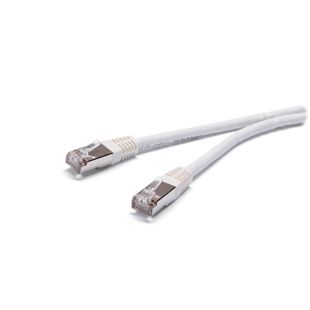 Nettverkskabel RJ45 Cat 6 M-M - 1m Hvit
