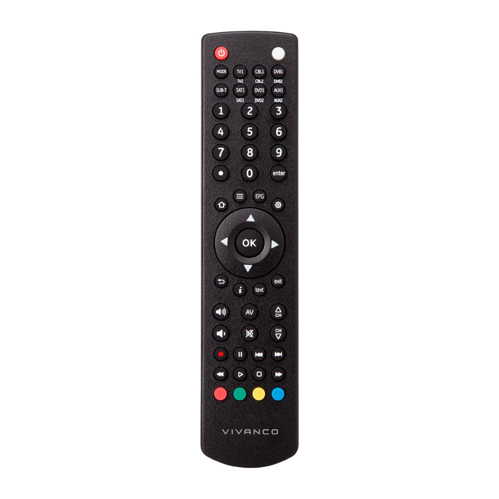 Vivanco Universalfjernkontroll for TV / Smart-TV / DVD-Spiller - Svart