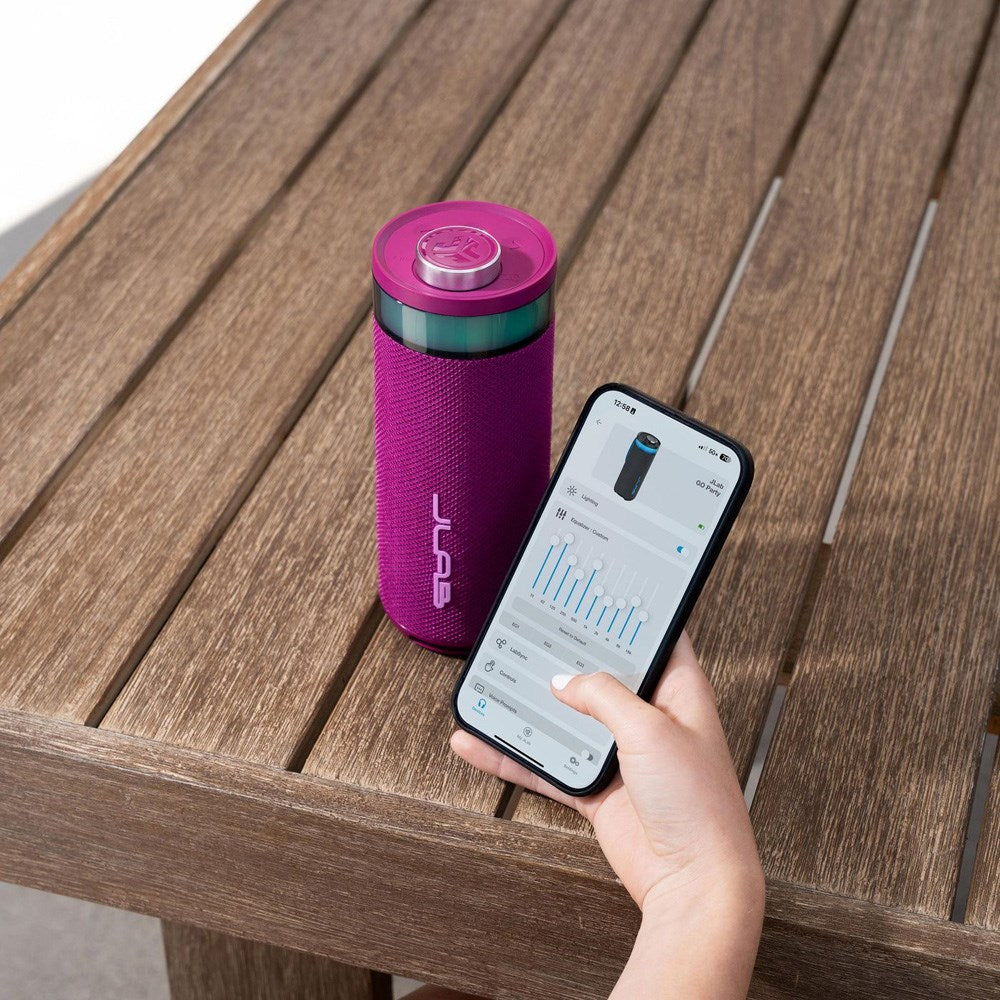 JLab Go Bluetooth Høyttaler med Lys - Rosa
