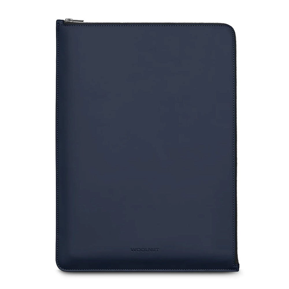Woolnut Coated Folio Ekte Skinn Sleeve for MacBook / Laptop 16" (360 x 250mm) - Blå
