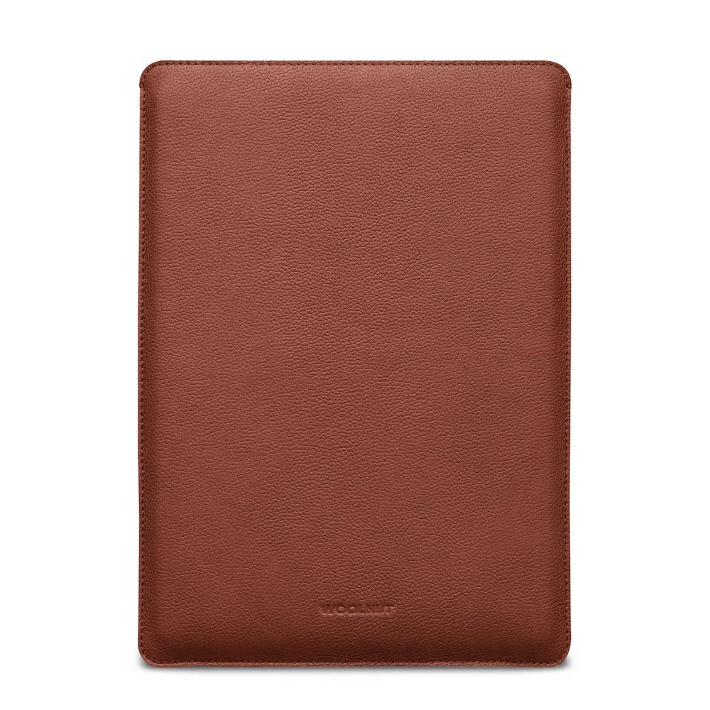 Woolnut MacBook Pro 16" M4 / M3 / M2 / M1 (2024 - 2021) Ekte Skinn Folio Sleeve - 27.5 x 37.5 cm - Brun