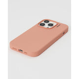 Nudient iPhone 14 Base Silicone Deksel - Peach Orange