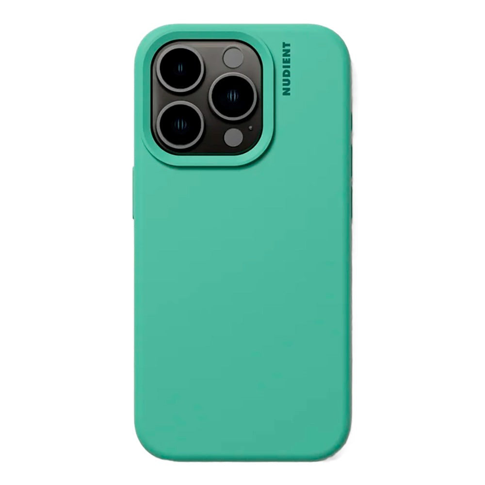 Nudient iPhone 15 Pro Base Silicone Deksel - Mint Green