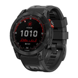 Universal Garmin 22mm QuickFit Rem Tech-Protect Icon Band Stropp - Svart