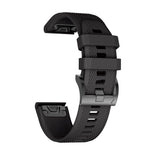 Universal Garmin 26mm QuickFit Rem Tech-Protect Smooth Stropp - Svart