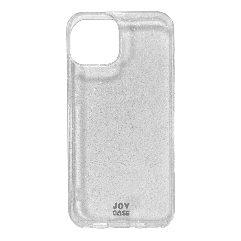 iPhone 14 / 13 Joy Case Fleksibelt Plast Deksel med Glimmer - Gjennomsiktig / Sølv