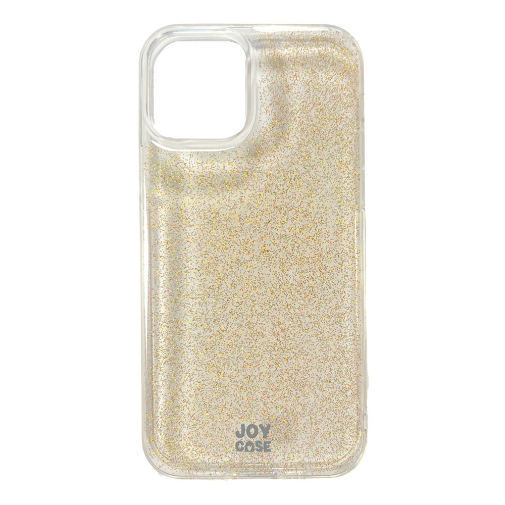 iPhone 12 / 12 Pro Joy Deksel Hybrid Glitter Deksel - Gjennomsiktig / Gull