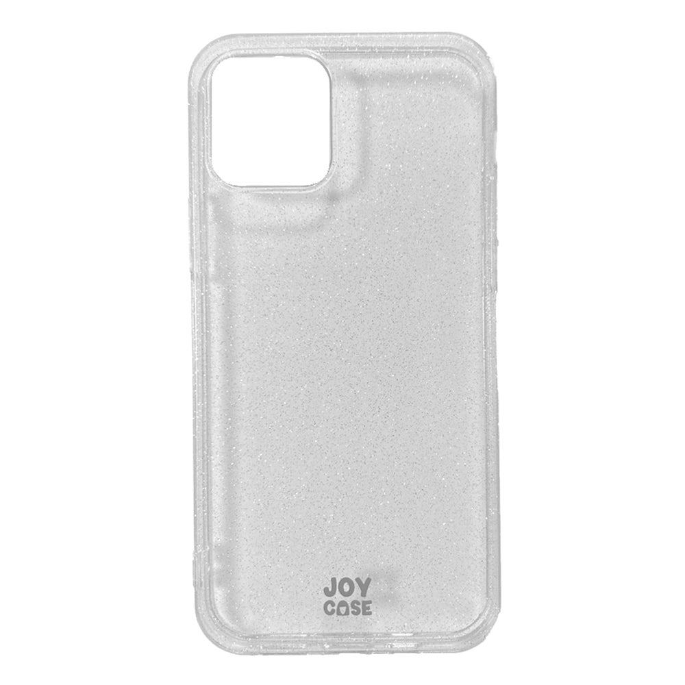 iPhone 12 / 12 Pro Joy Case Fleksibelt Plast Deksel med Glimmer - Gjennomsiktig / Sølv