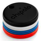 Chipolo ONE - 4 Pack - Bluetooth GPS Tracker - Hvit / Svart / Blå / Rød