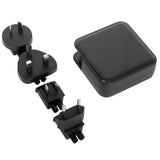 Targus 100W GaN PD Vegglader med 2 x USB-C, 2 x USB-A og Reiseadaptere - Svart