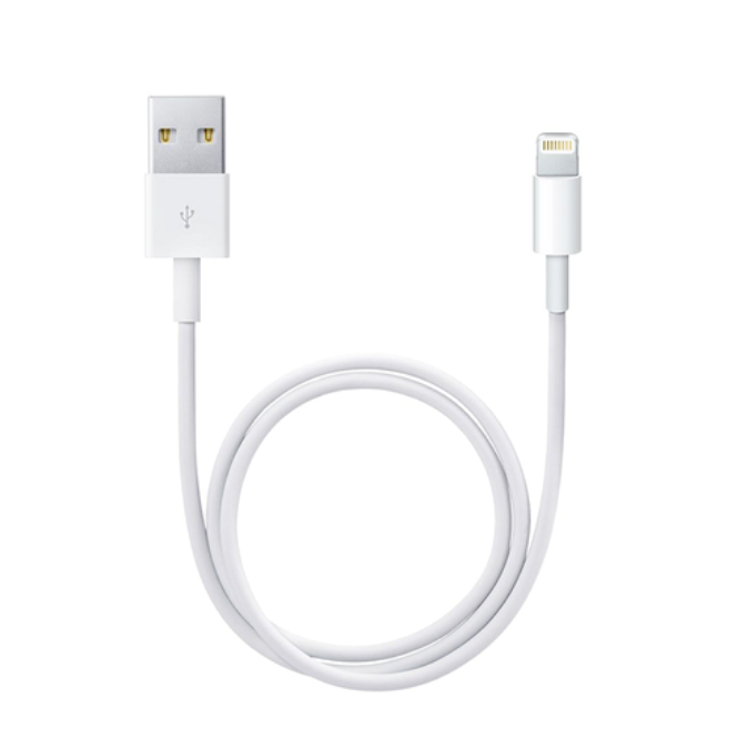 Original Apple Lightning Kabel 1 m. (MXLY2ZM/A) Hvit