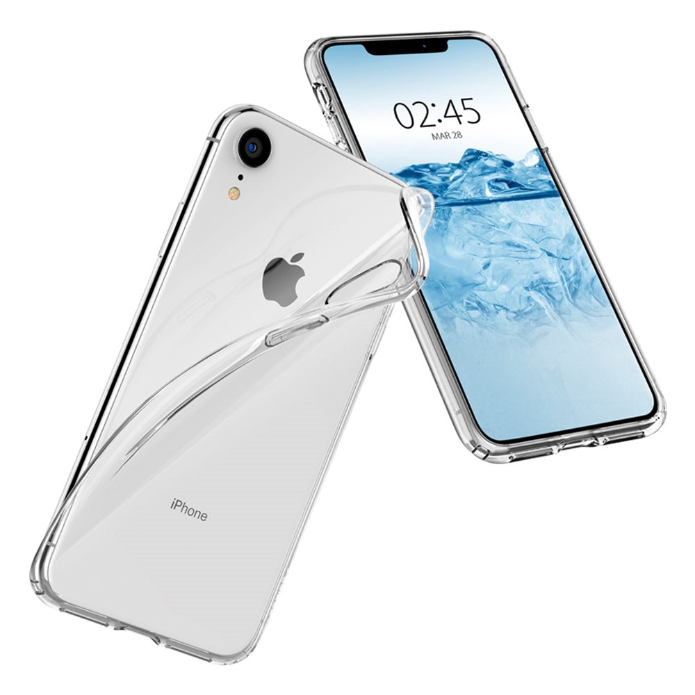 iPhone XR Spigen Liquid Crystal Deksel - Gjennomsiktig