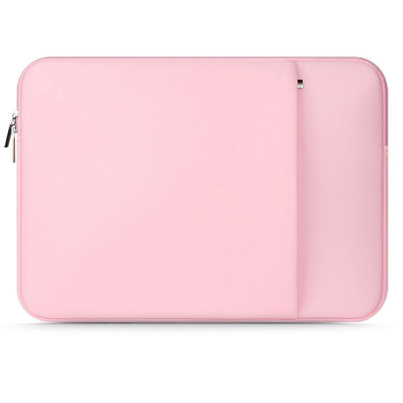 Tech-Protect MacBook / Laptop Neopren Sleeve 13-14" (34 x 24.5 cm) med Ekstra Lomme - Pink