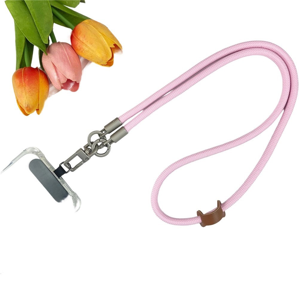 Flettet 3-i-1 Mobilstrop - 90cm / 30cm - Rosa