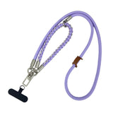 Flettet 3-i-1 Mobilstrop - 90cm / 30cm - Lilla