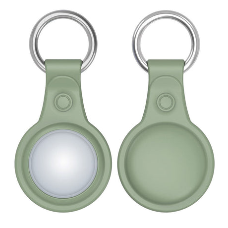 DUX DUCIS AirTag Plast Nøkkelring med Karabinkrok - 4-pakning - Svart / Blå / Lilla / Grønn