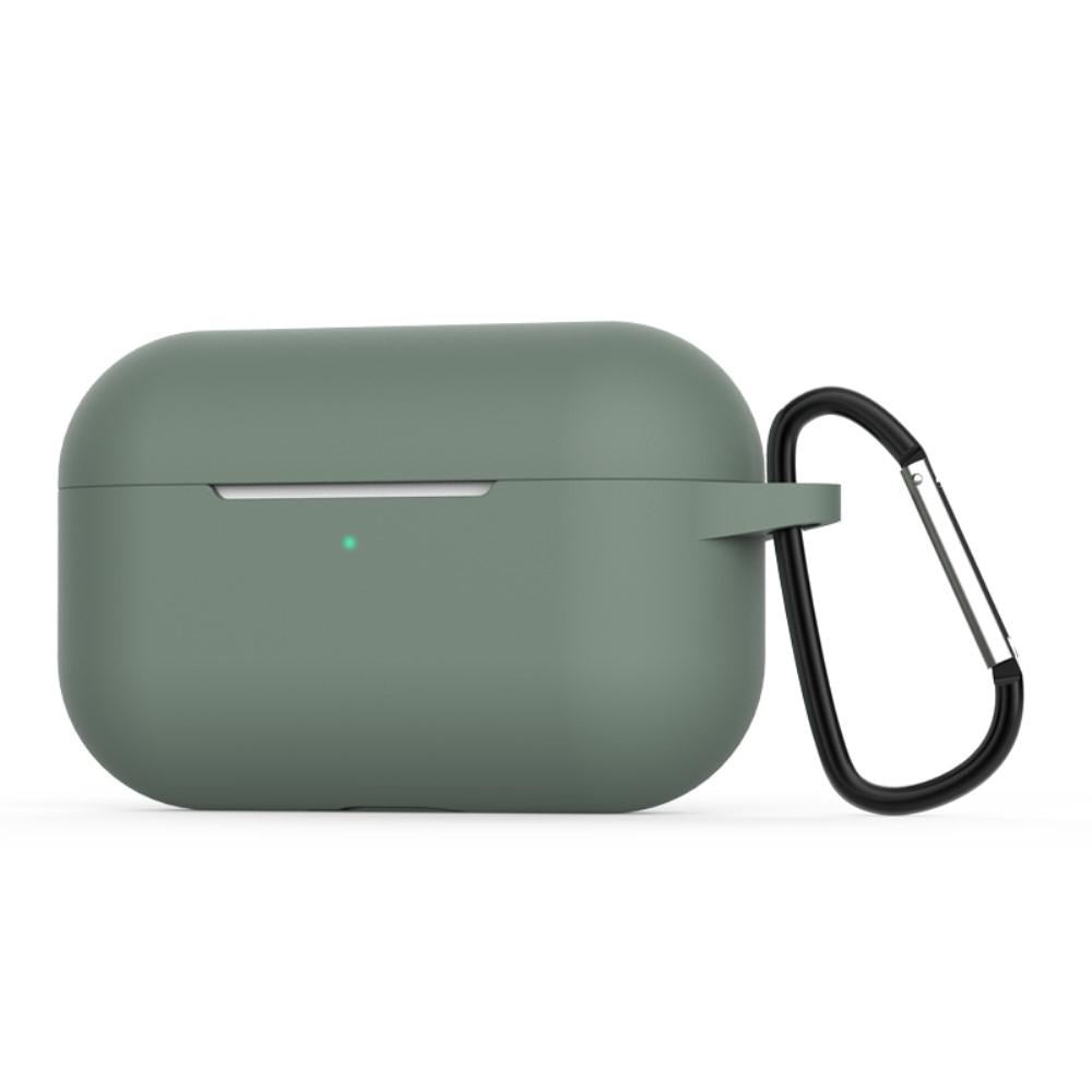 Apple Airpods Pro Charging Case Deksel m. Karabinkrok - Grønn