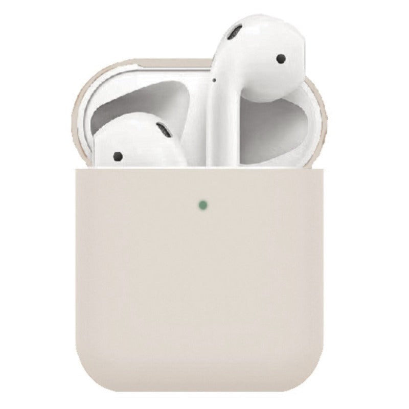 Apple AirPods (1. & 2. gen.) Tynt Silikondeksel - Beige